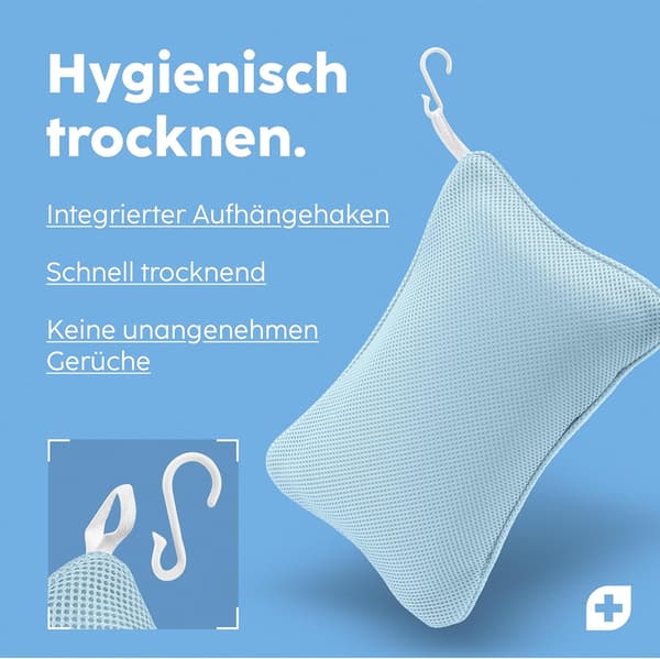 Badekarpute, badekarpute testvinner som badekarpute, nakkepute Blue