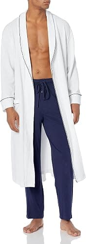 Herre lett vaffelkåpe (størrelse xl) White XL