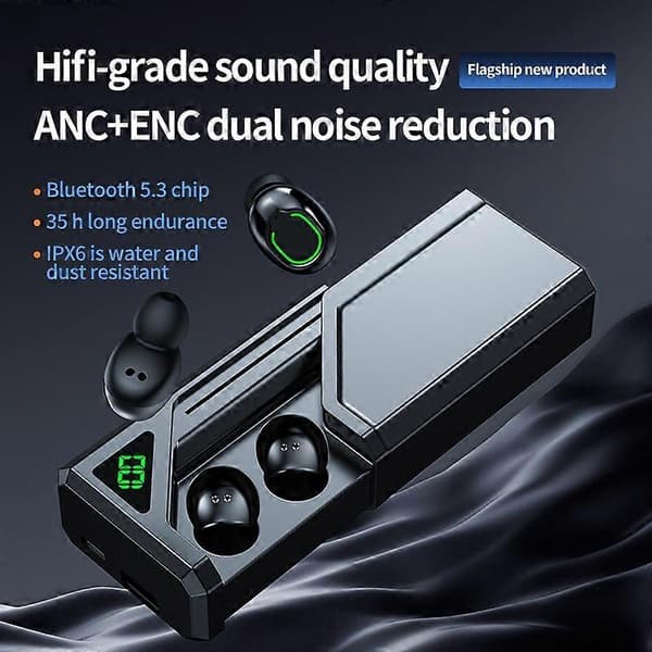 Typ A BQ70 ANC+ENC Brusreducerande Hörlurar Utskjutbara TWS In-Ear Bluetooth Hörlurar