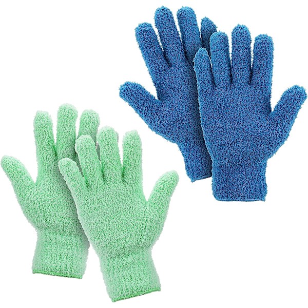 2 par mikrofiber støvkluter - fleksible og praktiske - ingen loing - støvkluter for rengjøring