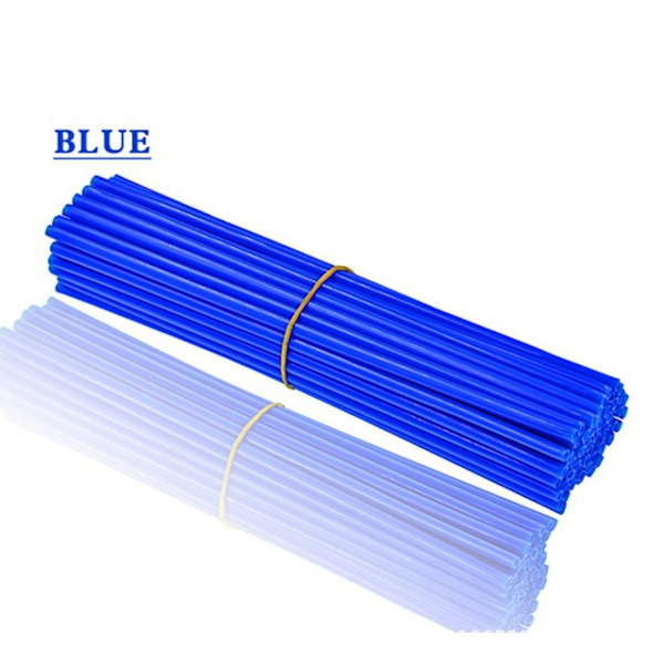 72 stk eikebeskyttere eiker Skin Guard Wraps felgomslag for universal motorsykkel motocross dirtbikes sykkel Dark blue