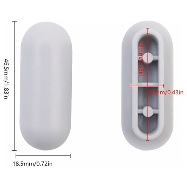 4 stk. Universal Toiletsæde Buffer Universal Toiletsæde Buffer Kit Plastik Toiletsæde Bumper Udskiftning