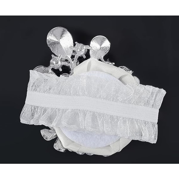 2 stk. Krystall Diamant Corsage Sett Håndledd*1 Brud og Corsage*1 Brudgom Bryllupsfest