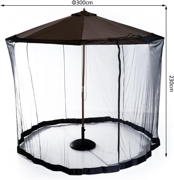 3m Haveparasol Myggenet Insektnet