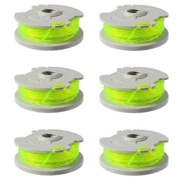6 stk. nylontrådspoler WA0014 for Worx gresstrimmer
