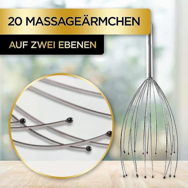 Hodemassasjer - 20 Finger Head Crawler - Perfekt gave - Premium hodemassasjer