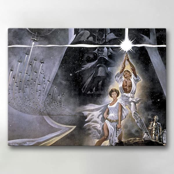 Kangas / Maalaus - Star Wars - 40x30 cm - Kangas multicolor
