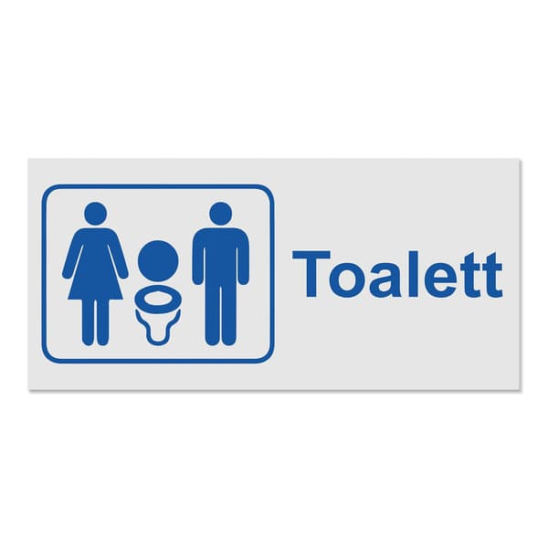 WC-kyltti / WC-kyltti - Kyltit MultiColor 14x30 - Toalett