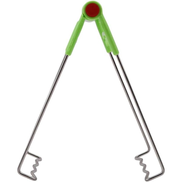Premium Kvalitet Rustfrit Stål Hot Bowl Clip Pot Foldbar Fadholder Damper Lifter Picker Varmeisoleringsplade Tong Anti-hot Clamp Gripper
