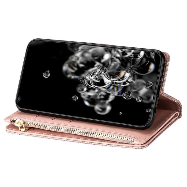 Læder telefoncover med glitteroverflade til Xiaomi Redmi Note 13 Pro 5G/Poco X6 5G