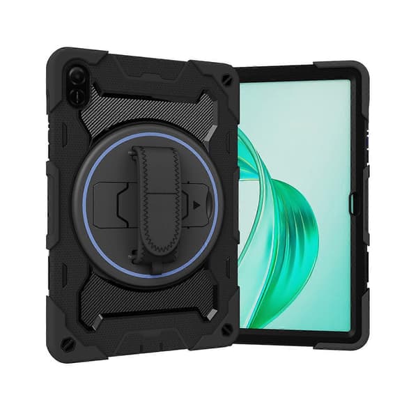 Etui med støtte og håndstropp i PC+silikon til Honor Pad X9/X8a