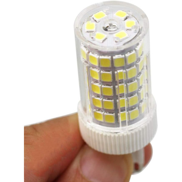 Pakke med 3 G9 LED-pærer 10W Halogen Ekvivalent 150W, 86 LED, 1000Lm, 360° Strålevinkel, Ultra Lys, AC220-240V, Ikke-Dimbar, Kald Hvit 6000K