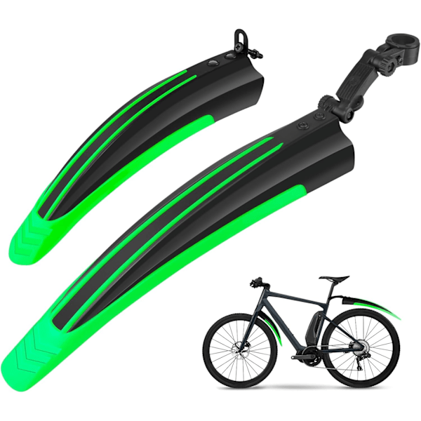 Bicycle Mudguard Set, Adjustable Universal Road Bike Front Rear Bike Guard Mountain Bike Bicycle Mudguard Accessories