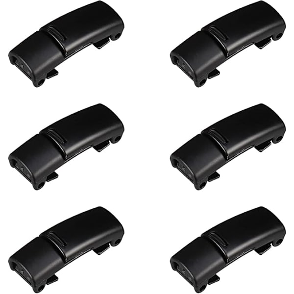 Skolisser spenner, 3 par med skolisser spenner Black