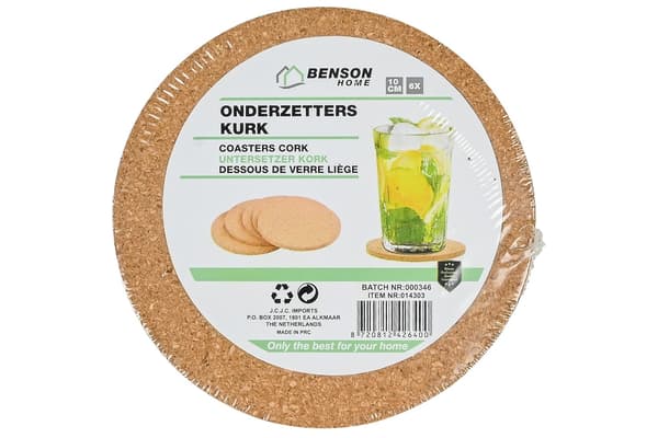 Korkkialuset 10 cm 6 kpl:n pakkaus