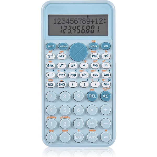 2-Line Standard Scientific Calculator,  School Office Supplies, Suitable for Primary School to College Student Use