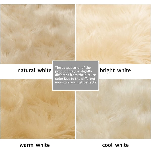 Soverumskunstpels tæppe, fluffy linned tæppe, blødt fåreskind tæppe sofa pude, beige plys lille tæppe plys tæppe