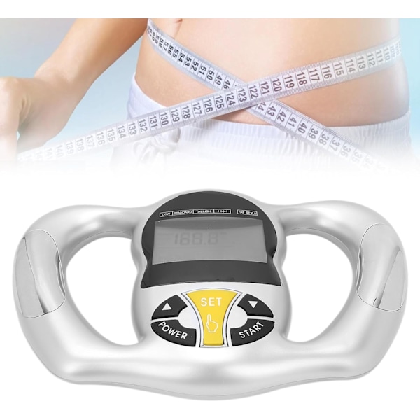 Handhållen Kroppsfettanalysator, Kroppssammansättningsmätare, Portabel Kroppsfetttestare BMI-mätare Fettanalysator Kroppsfettförlustmätare