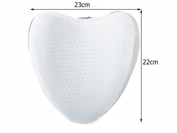 Knäkudde i Memory Foam för Sidoliggande - Stöd Mellan Knäna