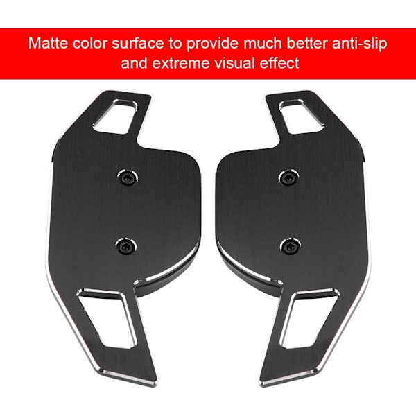 Car Shift Paddle Extensions, 1 Pair Aluminum Car Steering Paddle Extensions Shift Paddle Extensions For A1 A3 - Q5 Q7