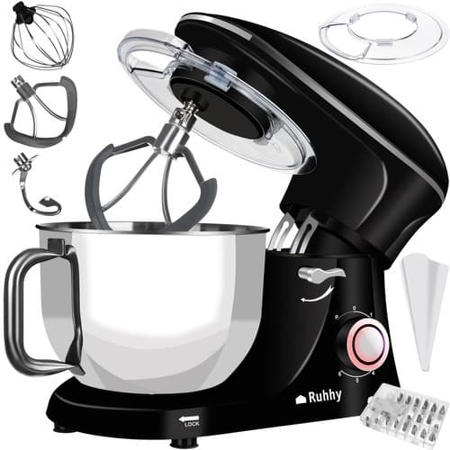 Foodprocessor med 6,2L skål og 6 hastigheder - Mixer 2200 W
