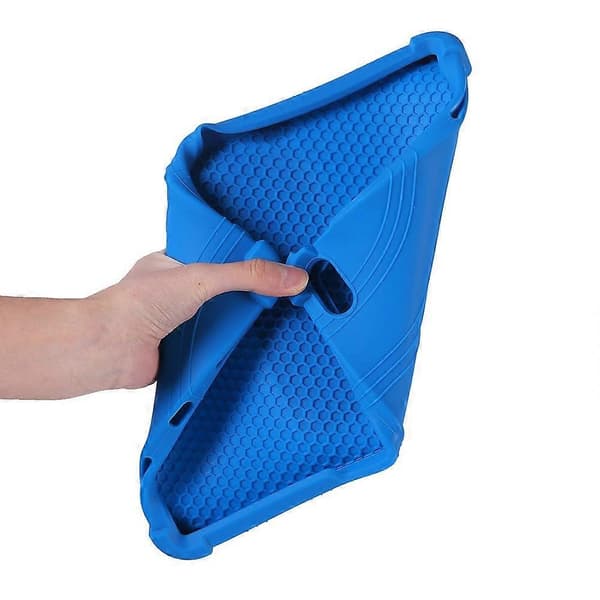 Silikonfodral med Ställ för iPad Air 11 (2024), Robust Skydd - Röd