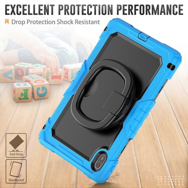 For Huawei MatePad SE 11 Deksel Ring Stativ PC+Silikon Støtsikkert Tablet Cover