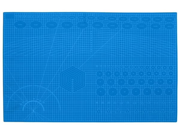 Itsekorjautuva leikkuualusta A1 kaksipuolinen - 60 x 90 cm blue