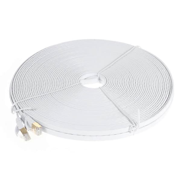 30M CAT-7 10 Gigabit Ethernet litteä patch-kaapeli