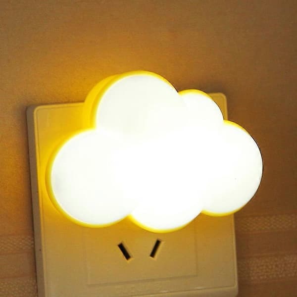 2-pak LED Natlampe Sky Blødt Lys (Gul)