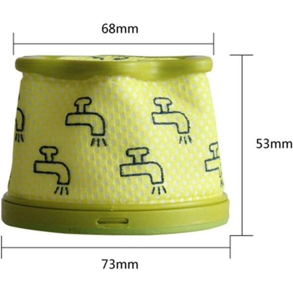 U-kitz Dammsugarfilter för LG CordZero A9 Dammsugartillbehör