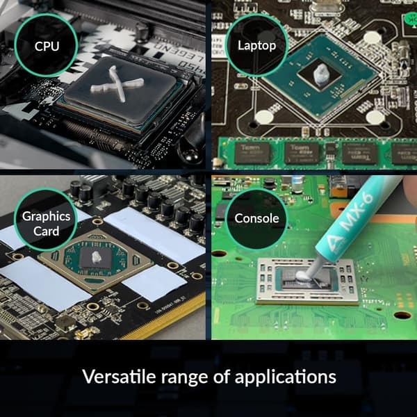 ARCTIC MX-6 (8 g) - Ultimativ termisk pasta til CPU, konsoller, grafikkort, bærbare computere, meget høj termisk ledningsevne