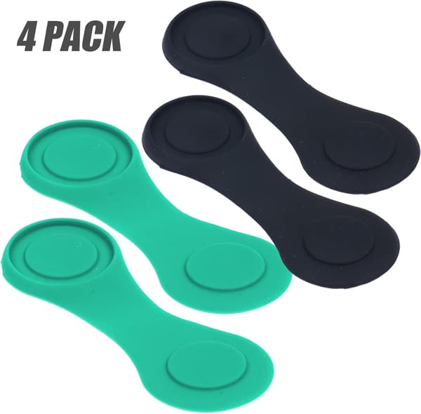 Golf Cap Clip Ball Marker Holder, Oppgradert Silikonstropp, Lomme Cap Edge Sterk Magnetisk