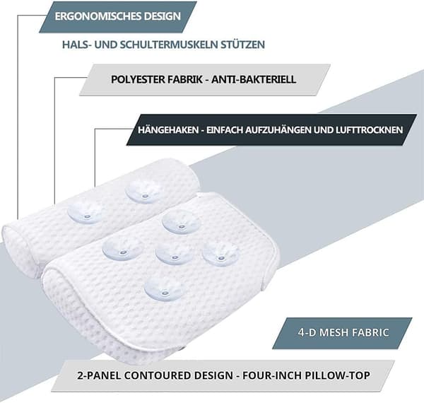 Badekarpute, Luksuriøst Bade- og Spapute med 4D Air Mesh