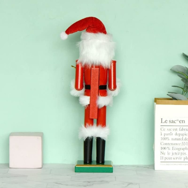 Julens adventsnedräkningskalender, jultomtedekoration, jultomten för juldekoration