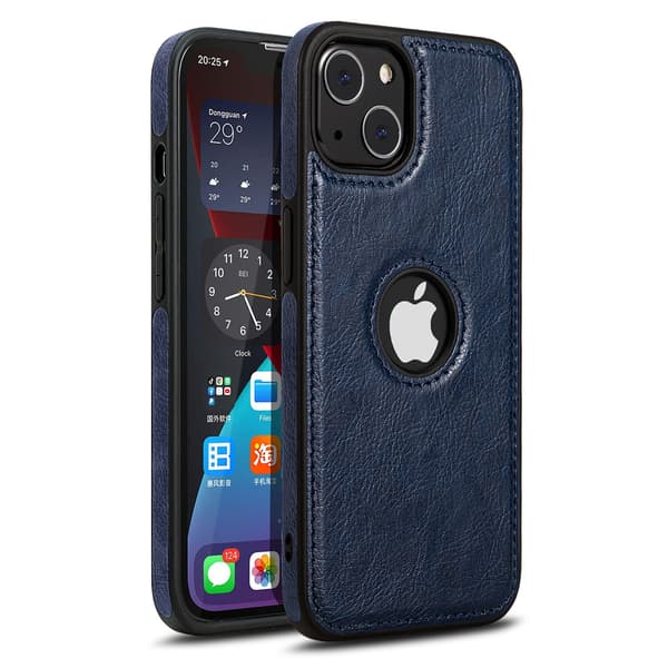 iPhone 14 Cover (6.1\"), Fuld Kamerabeskyttelse, Stødsikker Slank iPhone Cover - Blå Blue