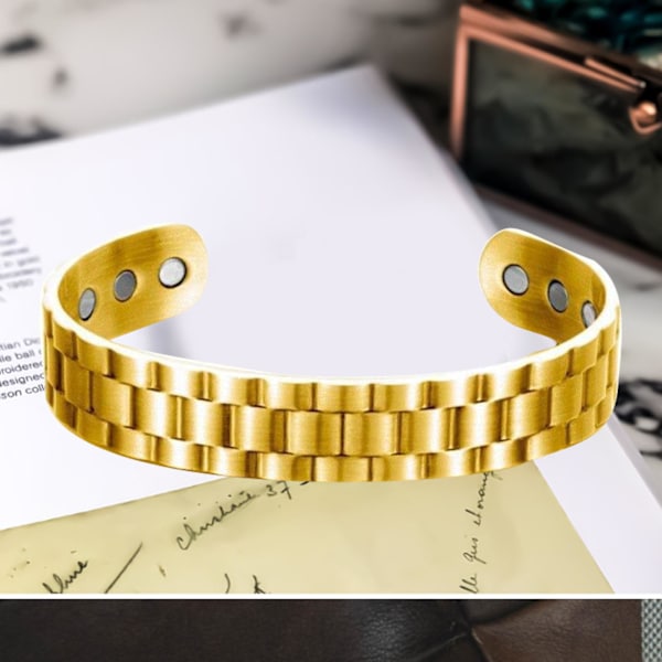 Trend Åpning Justerbar Magnetisk Armbånd Mesh Magnet Armbånd Armbånd