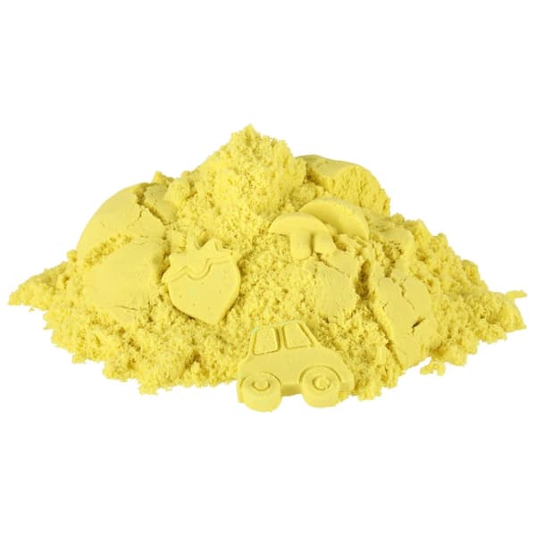 Magisk Sand 1kg - Torkar inte ut yellow