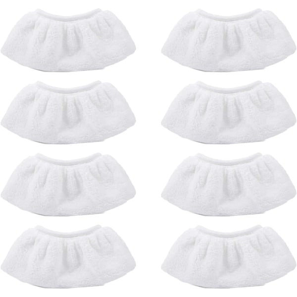 8-pack Mikrofiberduksskydd för Karcher Ångrengörare SC2 SC3 SC4 SC5 Handmunstycke Tillbehör