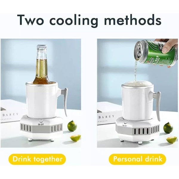 Frysmugg Kylkopp, Kylkopp Burkar Dryck Uk Snabb Kylare Bärbar Instant Cooling Drinks Cup