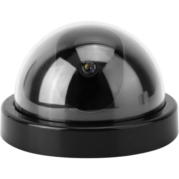 4st Dome Simulation Dummy Fake Security Camera, Anti-Stöld CCTV övervakningskamera med blinkande LED-ljus