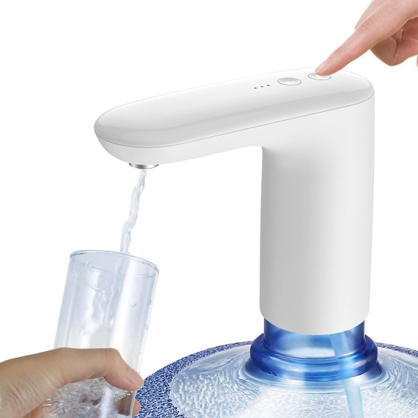 Vattendispenserpump - Dricksvattenpump, USB laddningsflaskvattenpump, automatisk vattenflaskpump