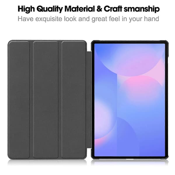 For Samsung Galaxy Tab S10 FE+ Deksel Anti-Fall Lær Stativ Tablettdeksel