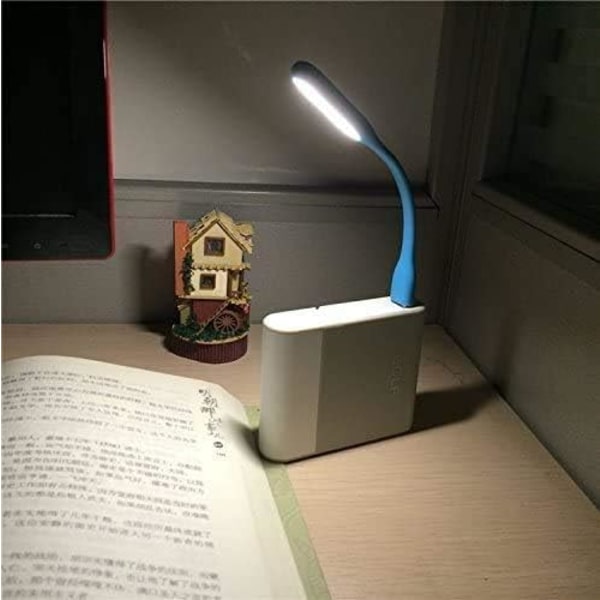 8-delad USB LED-lampa, flexibel mini USB-lampa, bärbar dator/PC-tangentbordslampa, USB-läslampa, liten boklampa, 8 färger