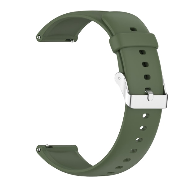 Kompatibel med Huawei Watch 3 Pro rem, fleksibel silikone mørkegrøn
