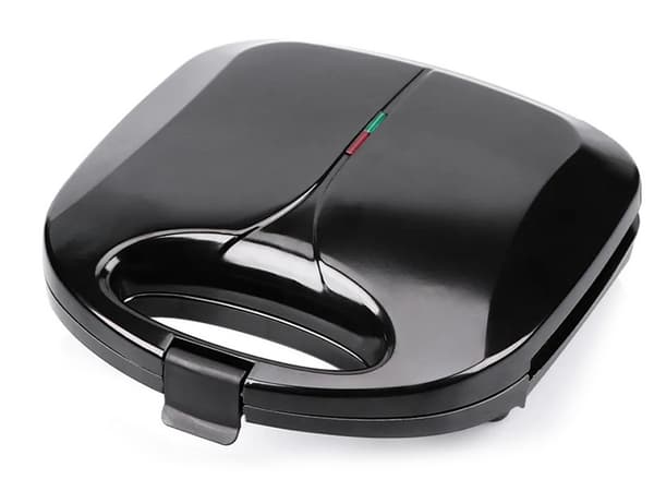 Brødrister toast 750w sandwich dobbel svart