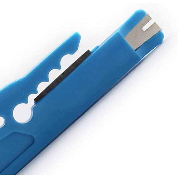 3-pakke Mini Wire Stripper Bærbar Krympeverktøy UTP STP Nettverkskabelkutter Impact Punch Down Verktøy for Ethernet Modul Blå