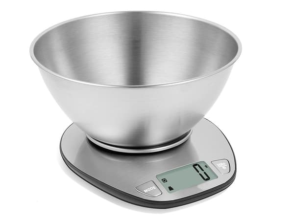 Digitalvægt / Køkkenvægt med skål - Vejer op til 5 kilo