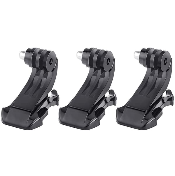 3-pak J-Hook-beslag / Quick Release til GoPro - Alle modeller black