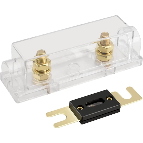 Sikringsholder for bil - Lyd, video, stereo ANL - 0 2 4 Gauge - Inngang og utgang med 250A ANL-sikring